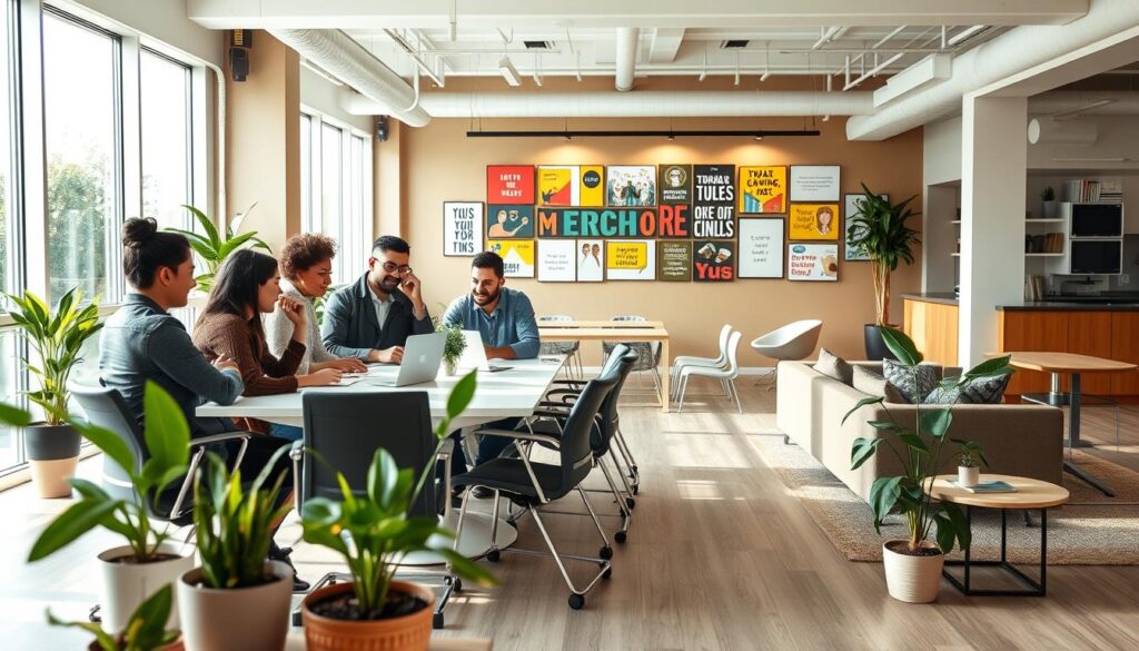 Ambiente de trabalho positivo