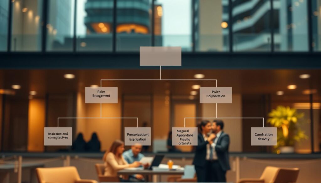 Estrutura de liderança organizacional