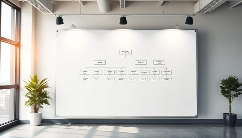 como fazer organograma