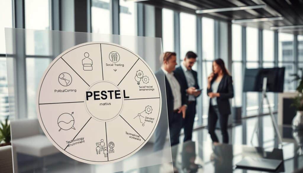 integração da Matriz PESTEL na análise de planejamento estratégico